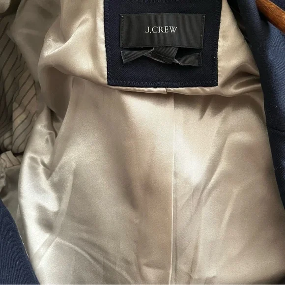 J Crew Cherry Red Tailored Blazer Schoolgirl Professional Business Casual Jacket - Picture 4 of 4